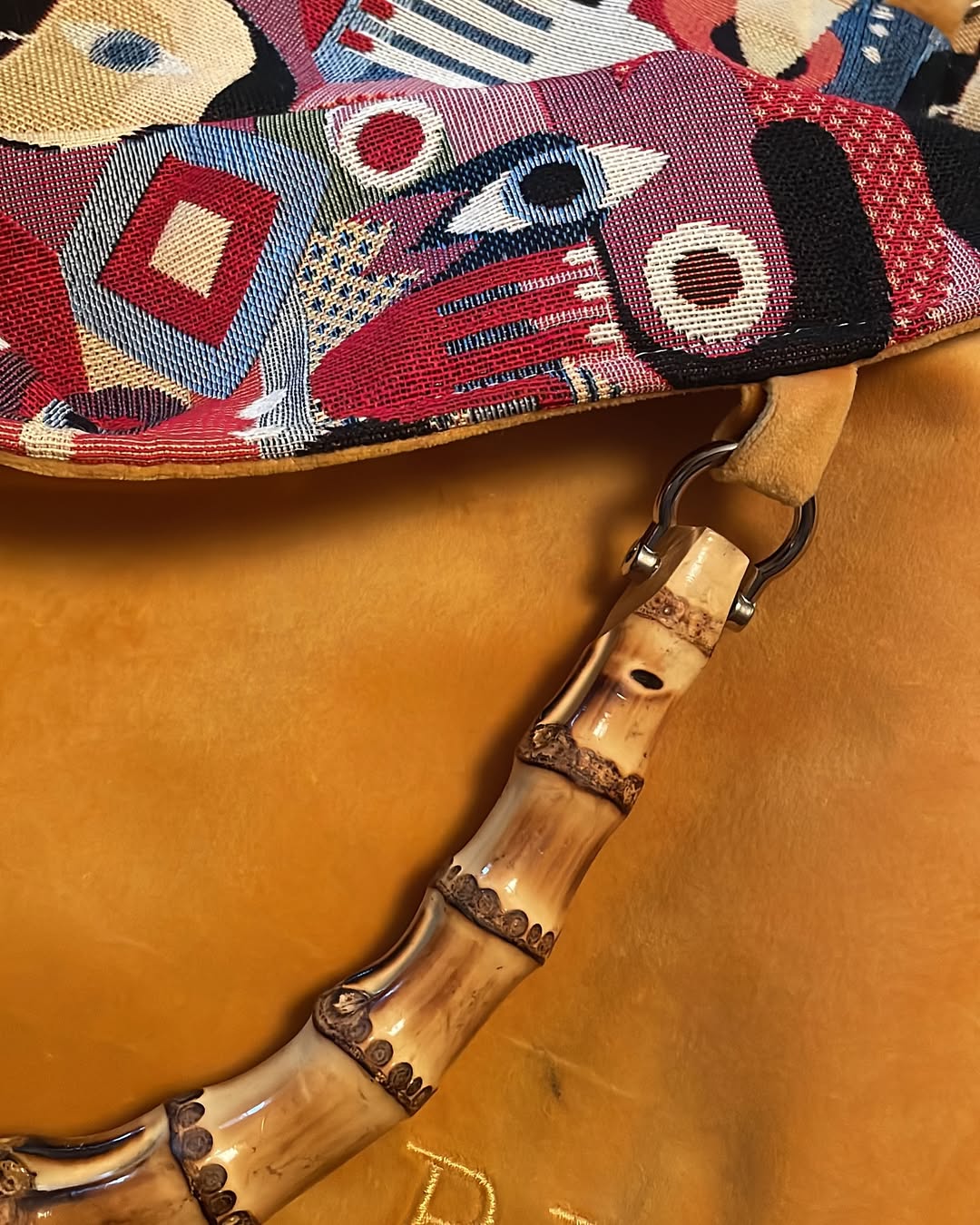 Borsa con Manico in Bambù – Personalizzabile, realizzata a Mano