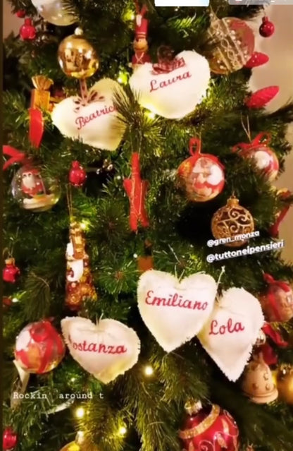 Cuoricini in tela juta